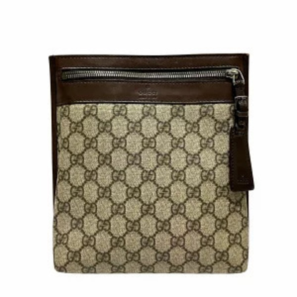Gucci GG Supreme Leather Shoulder Bag